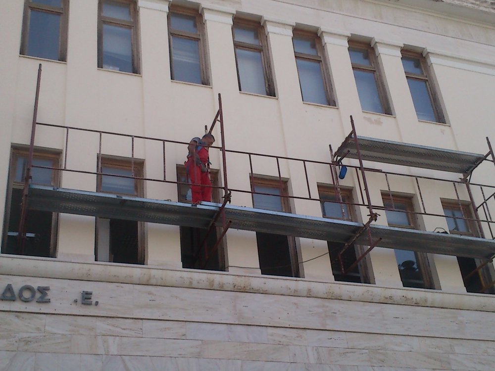 κρεμαστή σκαλωσιά